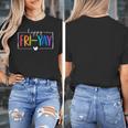 Happy Fri-Yay Fri Yay Teacher Student Friday Weekend Women's T-Shirt, funny design