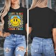 Happy To See Your Face Hippie Smile Back To School Teachers Women's T-Shirt, funny design Happy To See Your Face Hippie Smile Back To School Teachers Women's T-Shirt, funny design