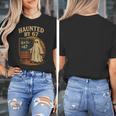 Haunted By 67 Ghost Math Joke Student Halloween Nerd Teacher Women's T-Shirt, funny design