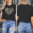 Heart Shape Art Teacher And Painting Sketching Artist Women's T-Shirt, funny design Heart Shape Art Teacher And Painting Sketching Artist Women's T-Shirt, funny design