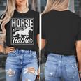 Horse Riding Teacher Rider Lover Equestrian Men Women Kids Women's T-Shirt, funny design