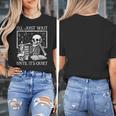 I'Ll Just Wait Until It's Quiet Skeleton Halloween Teacher Women's T-Shirt, funny design I'Ll Just Wait Until It's Quiet Skeleton Halloween Teacher Women's T-Shirt, funny design
