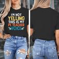 I'm Not Yelling This Is My PE Teacher Voice Women's T-Shirt, Pe Teacher Gifts, funny design I'm Not Yelling This Is My PE Teacher Voice Women's T-Shirt, Pe Teacher Gifts, funny design
