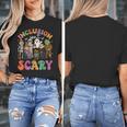 Inclusion Isn't Scary Ghost Mummy Halloween SLP Sped Teacher Women's T-Shirt, funny design Inclusion Isn't Scary Ghost Mummy Halloween SLP Sped Teacher Women's T-Shirt, funny design