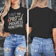 Intervention Teacher Progress Monitoring Intervention Women's T-Shirt, funny design Intervention Teacher Progress Monitoring Intervention Women's T-Shirt, funny design