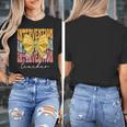 Interventionist Teacher Groovy Coquette Bow Back To School Women's T-Shirt, Groovy Teacher Gifts, funny design Interventionist Teacher Groovy Coquette Bow Back To School Women's T-Shirt, Groovy Teacher Gifts, funny design