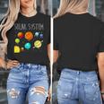 Kids Solar Systems Cute Planets Space Science Teacher School Women's T-Shirt, Science Teacher Gifts, funny design