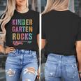 KINDERGARTEN ROCKS Teacher Crew Rock Star Kinder Team Women's T-Shirt, funny design KINDERGARTEN ROCKS Teacher Crew Rock Star Kinder Team Women's T-Shirt, funny design