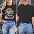 Kindness Comes In Many Languages ESL English Teacher Women's T-Shirt, Esl Teacher Gifts, English Teacher Gifts, funny design