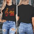 Life Is Better With Music Theory Musician Teacher Notes Clef Women's T-Shirt, funny design Life Is Better With Music Theory Musician Teacher Notes Clef Women's T-Shirt, funny design