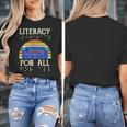 Literacy For All Visually Impaired Braille Teacher The Blind Women's T-Shirt, funny design