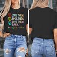 Love Daycare Provider Childcare Teacher Tie Dye Women's T-Shirt, funny design Love Daycare Provider Childcare Teacher Tie Dye Women's T-Shirt, funny design