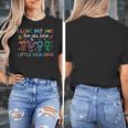 I Love My Job For All The Little Reasons Teacher Women's T-Shirt, funny design