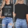I Love Math And Cats Cat Lover Science Teacher Student Women's T-Shirt, Science Teacher Gifts, funny design I Love Math And Cats Cat Lover Science Teacher Student Women's T-Shirt, Science Teacher Gifts, funny design