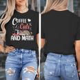 I Love Math Cats And Coffee Heart Mathematics Teacher Women's T-Shirt, funny design I Love Math Cats And Coffee Heart Mathematics Teacher Women's T-Shirt, funny design