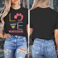 Love Montessori Education Math Teacher Women's T-Shirt, funny design