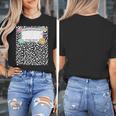 Matching Group Halloween Teacher Composition Book Notebook Women's T-Shirt, funny design