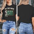Do The Math 67 Meme Joke Halloween Skeleton Math Teacher Women's T-Shirt, funny design