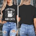 Math And Cats Apparel For Teachers Students Cat Lovers Women's T-Shirt, funny design Math And Cats Apparel For Teachers Students Cat Lovers Women's T-Shirt, funny design