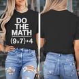 Do The Math Equation Thanksgiving Teacher 67 Six Seven 6 7 Women's T-Shirt, funny design