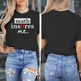 Math Inspires Me Spelled With Pi Day Teacher Women's T-Shirt, funny design Math Inspires Me Spelled With Pi Day Teacher Women's T-Shirt, funny design