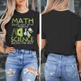 Math Solves Most Of My Problems Science Math Science Teacher Women's T-Shirt, Science Teacher Gifts, funny design