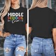 Middle School Crew Retro Teacher Student Vintage Women's T-Shirt, funny design