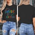 Music Is For Everyone Love For Music Teachers Women's T-Shirt, funny design