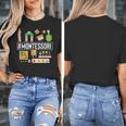 Novelty Montessori Studying Learning Schooling Teacher Love For Men Women Women's T-Shirt, funny design