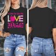 In October We Wear Pink Love Teacher Breast Cancer Awareness Women's T-Shirt, funny design