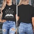 One-More Chapter Wildflower Reading Teacher Library Bookish Women's T-Shirt, funny design One-More Chapter Wildflower Reading Teacher Library Bookish Women's T-Shirt, funny design