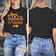 One Thankful PE Teacher Thanksgiving Fall Autumn Groovy Women's T-Shirt, Groovy Teacher Gifts, Pe Teacher Gifts, funny design One Thankful PE Teacher Thanksgiving Fall Autumn Groovy Women's T-Shirt, Groovy Teacher Gifts, Pe Teacher Gifts, funny design