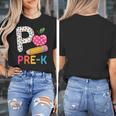 P Is For Pre K Teacher Student Pencil Apple Back To School Women's T-Shirt, funny design P Is For Pre K Teacher Student Pencil Apple Back To School Women's T-Shirt, funny design