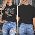 P41l Retro Kickin It 5th Grade Style Teacher Back To School For Men Women Girls Kids Women's T-Shirt, funny design