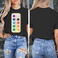 Paint Palette ArtSet Halloween Costume For Teachers Students For Men Women Kids Women's T-Shirt, funny design