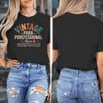 Paraprofessional Vintage Para Teacher 60s 70s 80s Women's T-Shirt, funny design