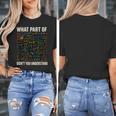 What Part Of Don't You Understand Math Teacher Women's T-Shirt, funny design What Part Of Don't You Understand Math Teacher Women's T-Shirt, funny design