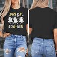 Pas De BOO-Rée Ghost Ballet Dancer Halloween Dance Teacher Women's T-Shirt, funny design