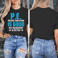 PE Teacher Art For Men Women Gym Teacher Appreciation Women's T-Shirt, Pe Teacher Gifts, funny design