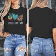 Peace Love Art Painting Palette Art Teacher Women's T-Shirt, funny design Peace Love Art Painting Palette Art Teacher Women's T-Shirt, funny design