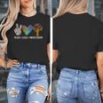 Peace Love Montessori Daycare Teacher Appreciation Women's T-Shirt, funny design