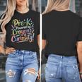 Pre-K Crayons & Curiosity Preschool Teachers Life Tie Dye Women's T-Shirt, funny design Pre-K Crayons & Curiosity Preschool Teachers Life Tie Dye Women's T-Shirt, funny design