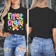 Preppy First Grade Back To School 1st Grade Teacher Girl Kid Women's T-Shirt, First Grade Teacher Gifts, funny design
