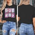 Preppy Spooky Teacher Halloween Ghost Coquette Bow Autumn Women's T-Shirt, funny design Preppy Spooky Teacher Halloween Ghost Coquette Bow Autumn Women's T-Shirt, funny design