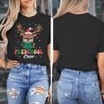 Preschool Crew Xmas Reindeer Teacher Student Christmas Women's T-Shirt, funny design