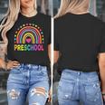 Preschool Rainbow Girls Boys Kids Teacher Back To School Women's T-Shirt, funny design