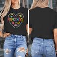 Preschool Teacher Pre-K Heart First Day Of Preschool Kids Women's T-Shirt, funny design Preschool Teacher Pre-K Heart First Day Of Preschool Kids Women's T-Shirt, funny design