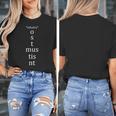 Present Active Conjugation Latin Teacher Latin Language Women's T-Shirt, funny design