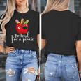 Pretend I'm A Pirate Teacher Apple Talk Like A Pirate Day Men Women Kids Women's T-Shirt, funny design