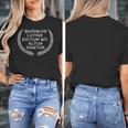 Quidquid Latine Dictum Sit Altum Videtur Teacher Women's T-Shirt, funny design
